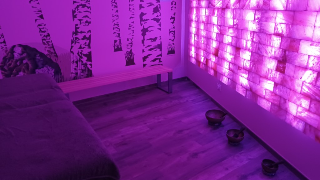 Sessioni nella Stanza del Sale Rosa e cromoterapia
